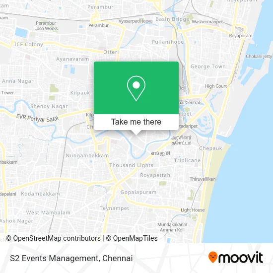 S2 Events Management map