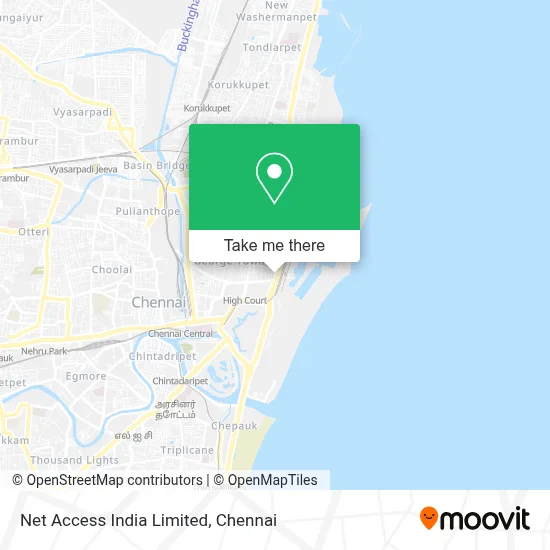 Net Access India Limited map