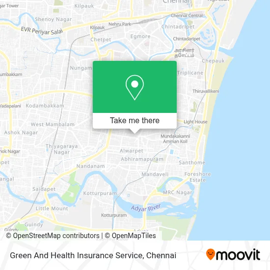 Green And Health Insurance Service map