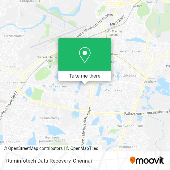 Raminfotech Data Recovery map