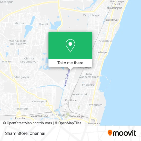 Sham Store map