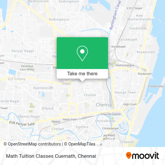 Math Tuition Classes Cuemath map