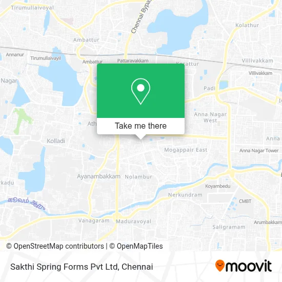 Sakthi Spring Forms Pvt Ltd map