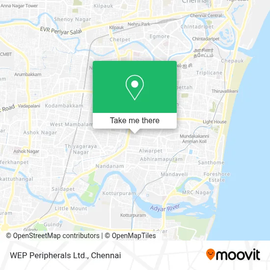 Wep Peripherals Ltd. map