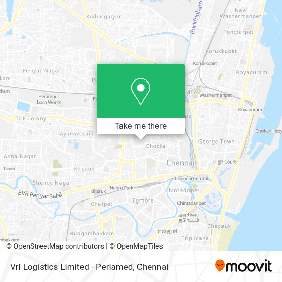 Vrl Logistics Limited - Periamed map