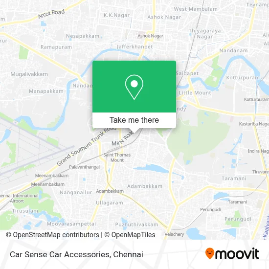 Car Sense Car Accessories map