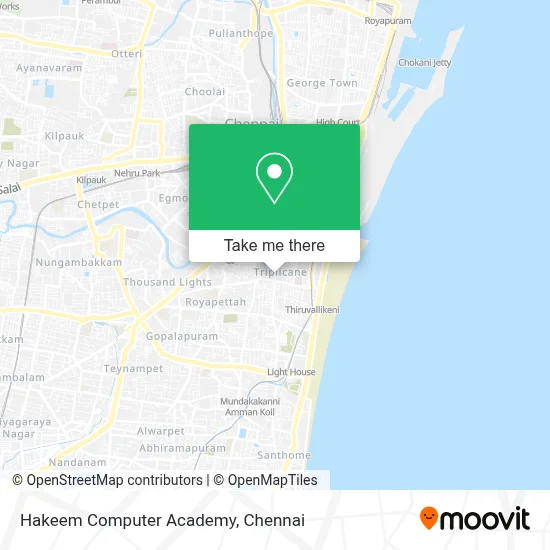 Hakeem Computer Academy map