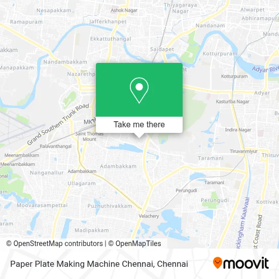 Paper Plate Making Machine Chennai map