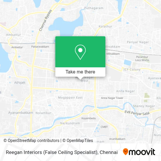 Reegan Interiors (False Ceiling Specialist) map