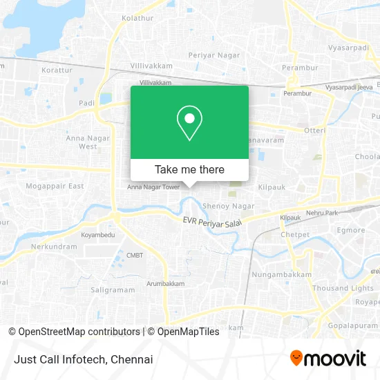 Just Call Infotech map