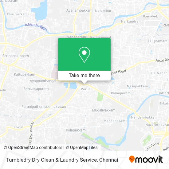 Tumbledry Dry Clean & Laundry Service map