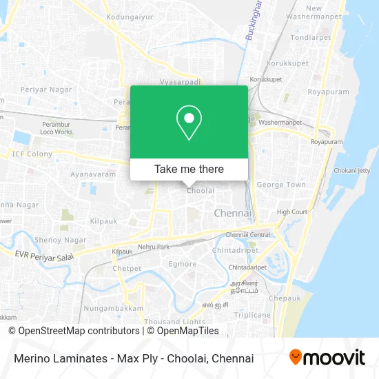Merino Laminates - Max Ply - Choolai map