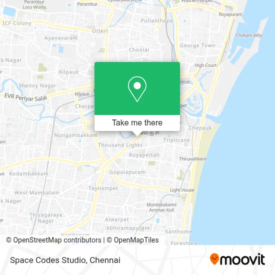Space Codes Studio map