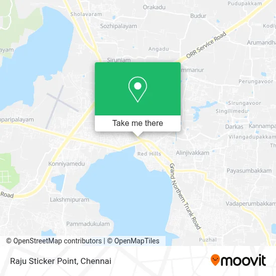 Raju Sticker Point map