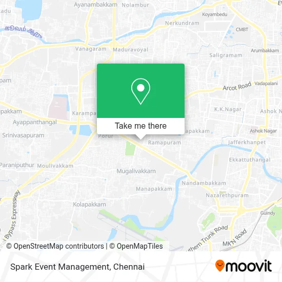 Spark Event Management map