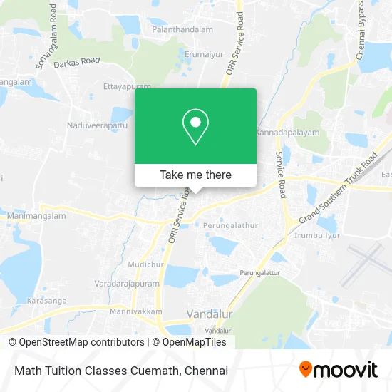 Math Tuition Classes Cuemath map