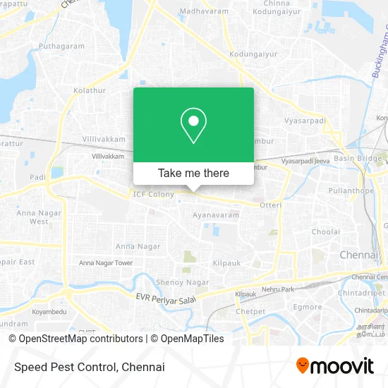Speed Pest Control map