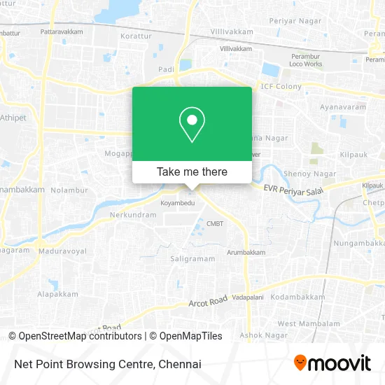 Net Point Browsing Centre map