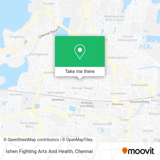 Ishen Fighting Arts And Health map