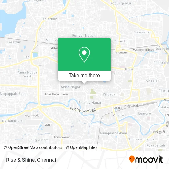 Rise & Shine map