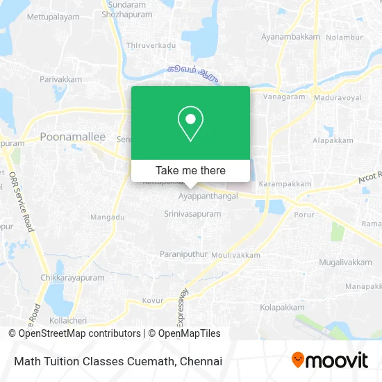 Math Tuition Classes Cuemath map