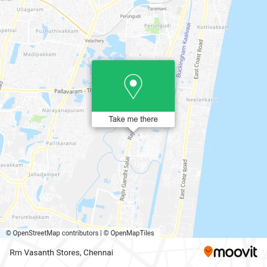 Rm Vasanth Stores map