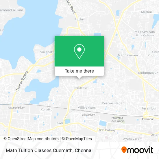 Math Tuition Classes Cuemath map
