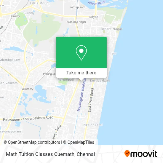 Math Tuition Classes Cuemath map