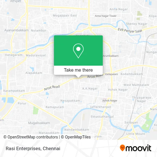 Rasi Enterprises map