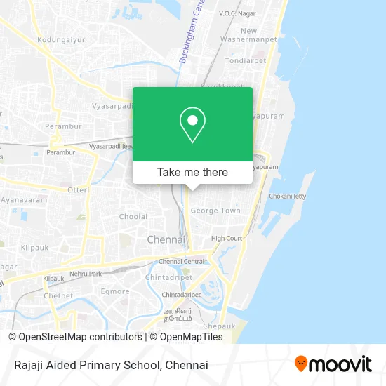 Rajaji Aided Primary School map