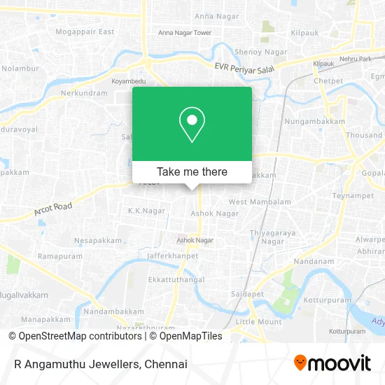 R Angamuthu Jewellers map