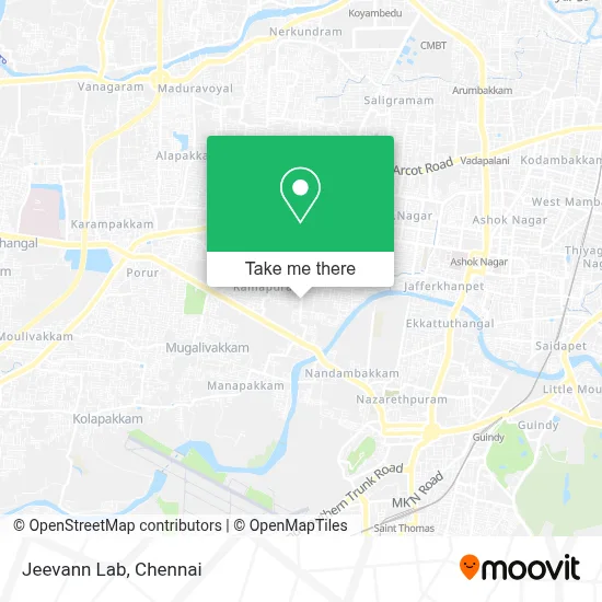 Jeevann Lab map