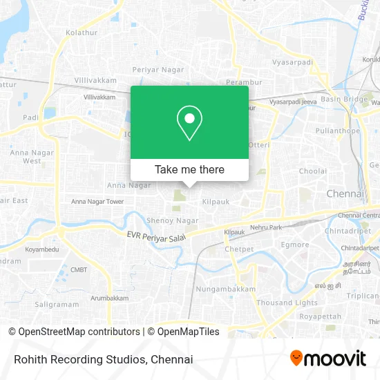 Rohith Recording Studios map