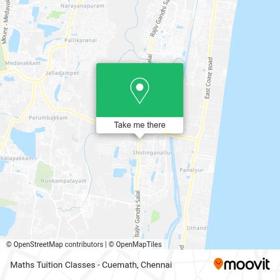 Maths Tuition Classes - Cuemath map