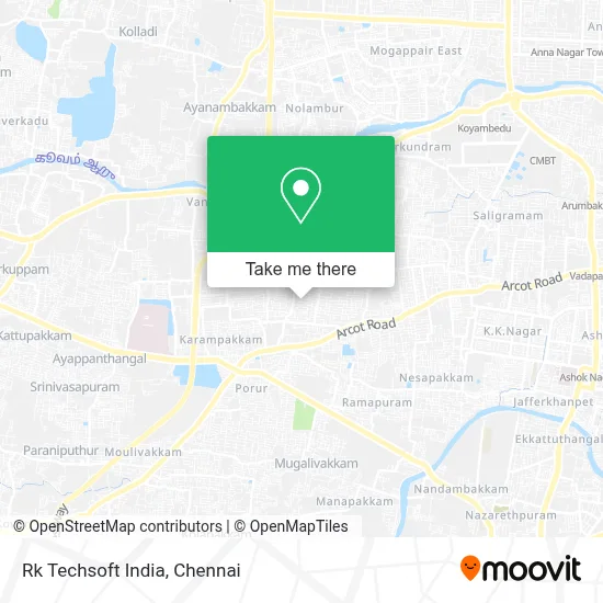 Rk Techsoft India map