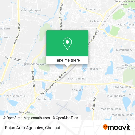 Rajan Auto Agencies map
