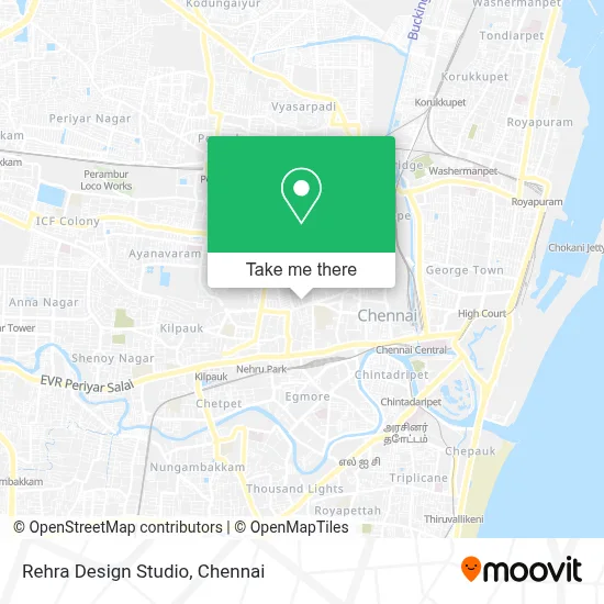 Rehra Design Studio map