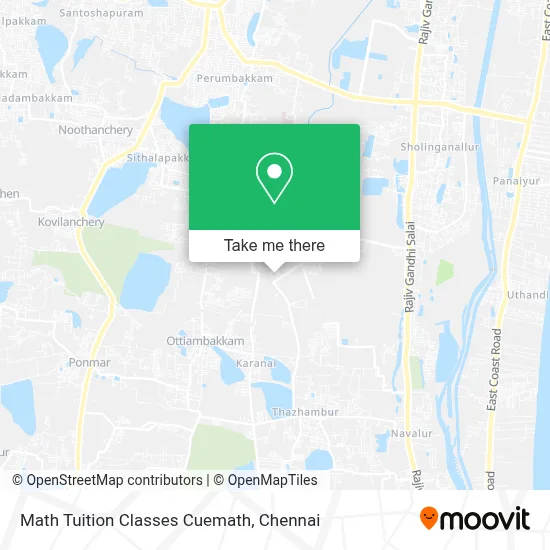 Math Tuition Classes Cuemath map