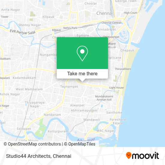 Studio44 Architects map