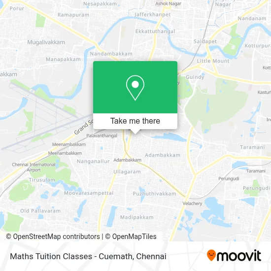 Maths Tuition Classes - Cuemath map