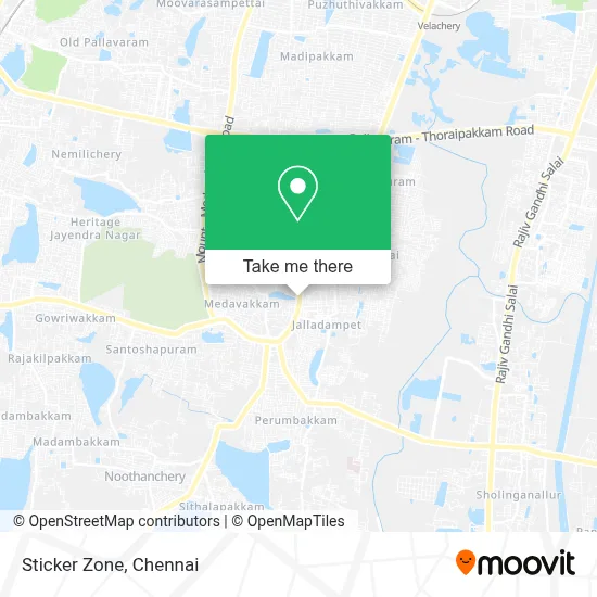 Sticker Zone map