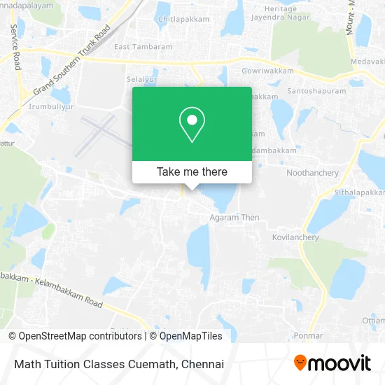 Math Tuition Classes Cuemath map