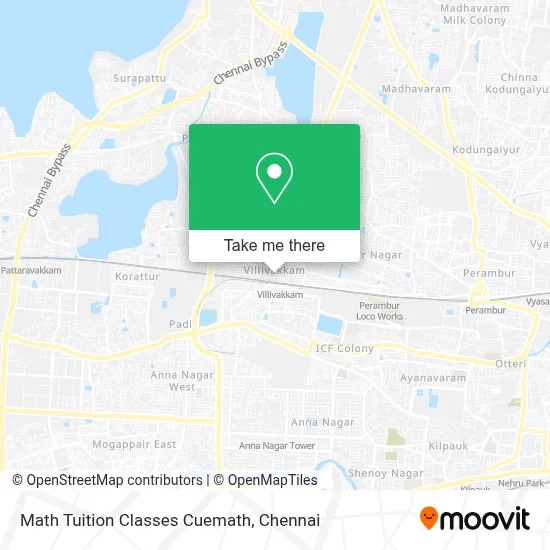 Math Tuition Classes Cuemath map