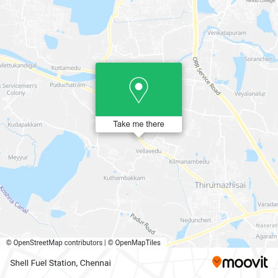 Shell Fuel Station map