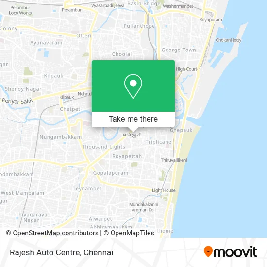 Rajesh Auto Centre map