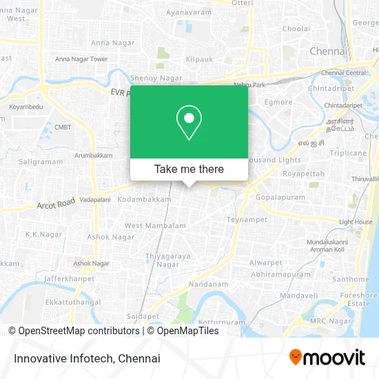 Innovative Infotech map