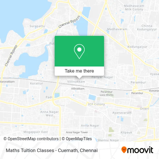Maths Tuition Classes - Cuemath map