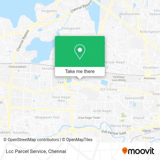 Lcc Parcel Service map