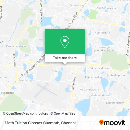 Math Tuition Classes Cuemath map