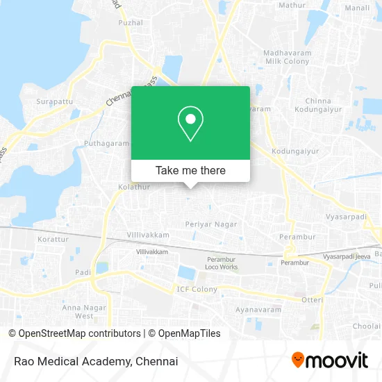Rao Medical Academy map